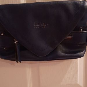 Nicole Miller handbag.  Like new.  Dark blue.